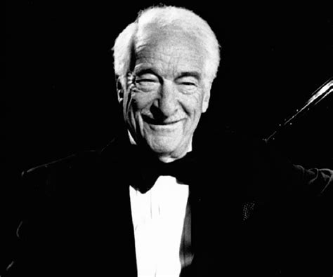 Victor Borge, 1956." He makes the reference again at in 2009, before he conducts an orchestra. Danish-born Victor Borge (1909-2000) was a classical pianist, conductor, composer, songwriter, entertainer, and actor. During his long career, he appeared on radio and television, in movies, and made many comedy (and a few serious classical) albums.